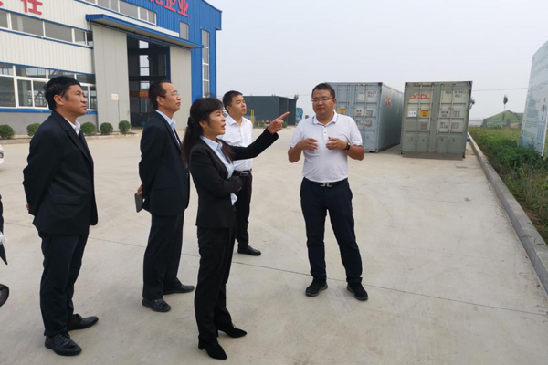 陜西航天建設集團有限公司總經理、黨委副書記謝明娟率隊赴遼寧一諾環保產業集團開展考察調研工作