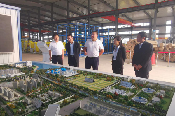 陜西航天建設集團有限公司總經理、黨委副書記謝明娟率隊赴遼寧一諾環保產業集團開展考察調研工作